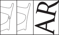 Merging Letters into One Path